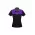 Ladies Charger Polo - Black/Purple/Grey