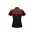 Ladies Charger Polo - Black/Red/Grey