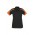 Womens Talon Short Sleeve Polo - Black/Orange