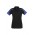 Womens Talon Short Sleeve Polo - Black/Royal