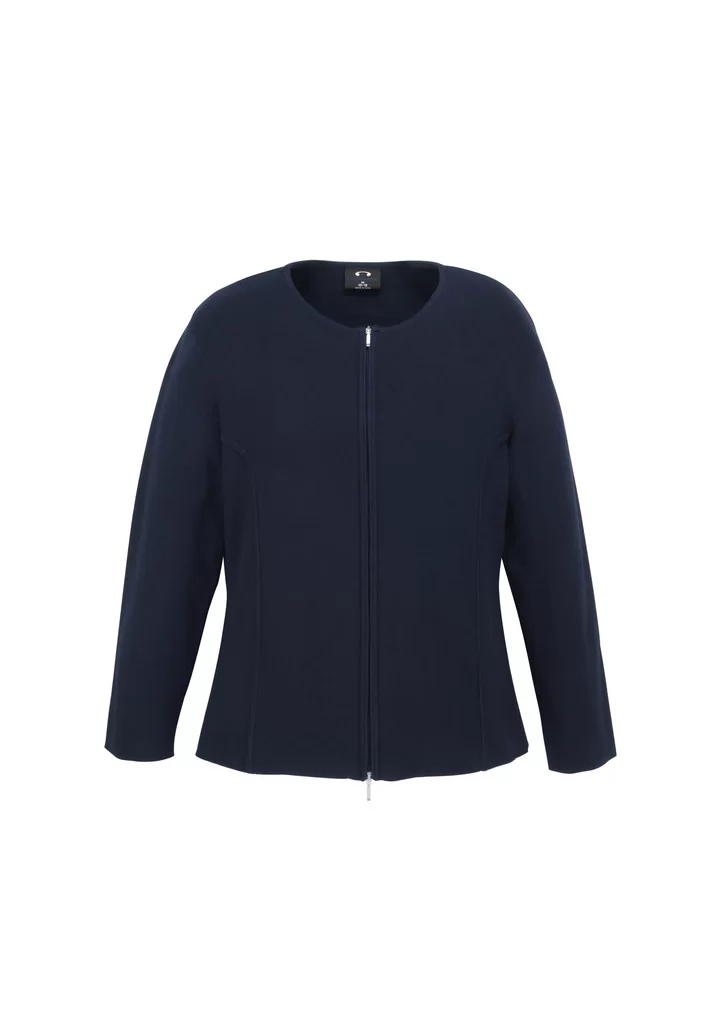Ladies 2-Way Zip Cardigan Ladies 2-Way Zip Cardigan