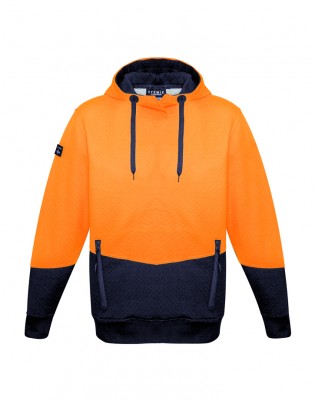 Unisex Hi Vis Textured Jacquard Hoodie