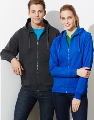 Mens Crew Zip Hoodie