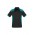 Mens Rival Short Sleeve Polo - Black/Teal