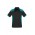 Mens Rival Short Sleeve Polo - Black/Teal