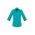 Monaco Womens 3/4 Sleeve Shirt - Teal