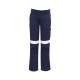 Womens Orange Flame Taped Cargo Pant