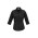 Ladies Harper 3/4 Sleeve Shirt - Black / Silver