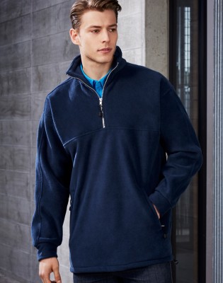 Mens Heavy Weight 1/2 Zip Winter Fleece