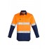 Mens Closed Front Long Sleeve Shirt - Hoop Taped