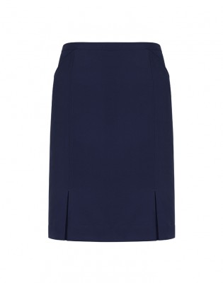 Womens Siena Front Pleat Detail Straight Skirt