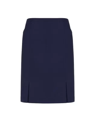 Womens Siena Front Pleat Detail Straight Skirt