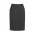 Womens Comfort Wool Stretch Multi-Pleat Skirt - Charcoal