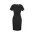 Womens Cool Stretch Short Sleeve Shift Dress - Black