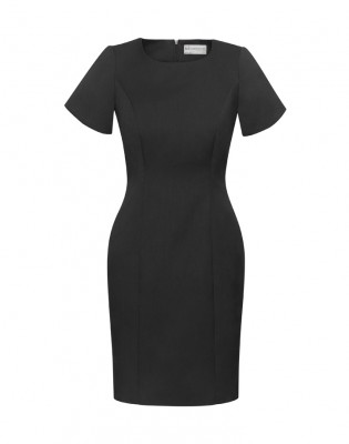 Womens Cool Stretch Short Sleeve Shift Dress