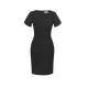 Womens Comfort Wool Stretch Short Sleeve Shift Dress Womens Comfort Wool Stretch Short Sleeve Shift Dress