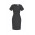 Womens Comfort Wool Stretch Short Sleeve Shift Dress - Charcoal