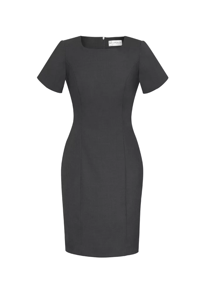 Womens Comfort Wool Stretch Short Sleeve Shift Dress Womens Comfort Wool Stretch Short Sleeve Shift Dress