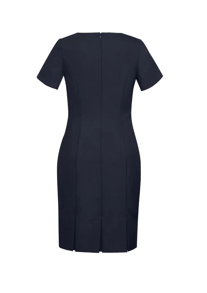 Womens Comfort Wool Stretch Short Sleeve Shift Dress Womens Comfort Wool Stretch Short Sleeve Shift Dress