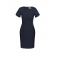 Womens Comfort Wool Stretch Short Sleeve Shift Dress