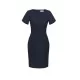 Womens Comfort Wool Stretch Short Sleeve Shift Dress Womens Comfort Wool Stretch Short Sleeve Shift Dress