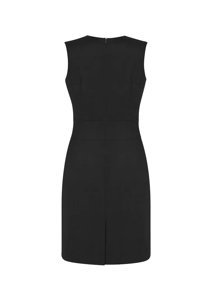 Womens Comfort Wool Stretch Sleeveless V-Neck Dress Womens Comfort Wool Stretch Sleeveless V-Neck Dress