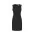 Womens Comfort Wool Stretch Sleeveless V-Neck Dress - Black
