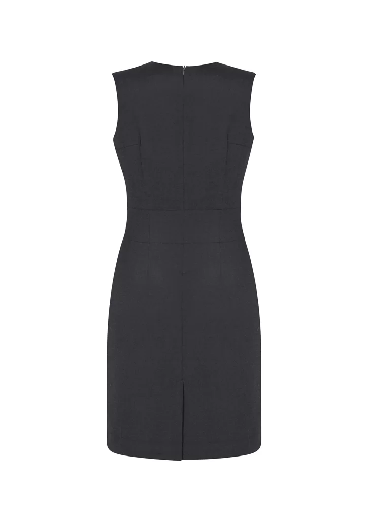 Womens Comfort Wool Stretch Sleeveless V-Neck Dress Womens Comfort Wool Stretch Sleeveless V-Neck Dress