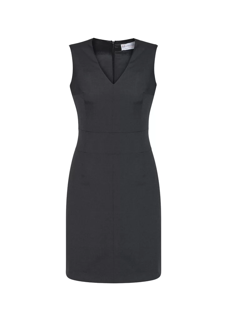 Womens Comfort Wool Stretch Sleeveless V-Neck Dress Womens Comfort Wool Stretch Sleeveless V-Neck Dress