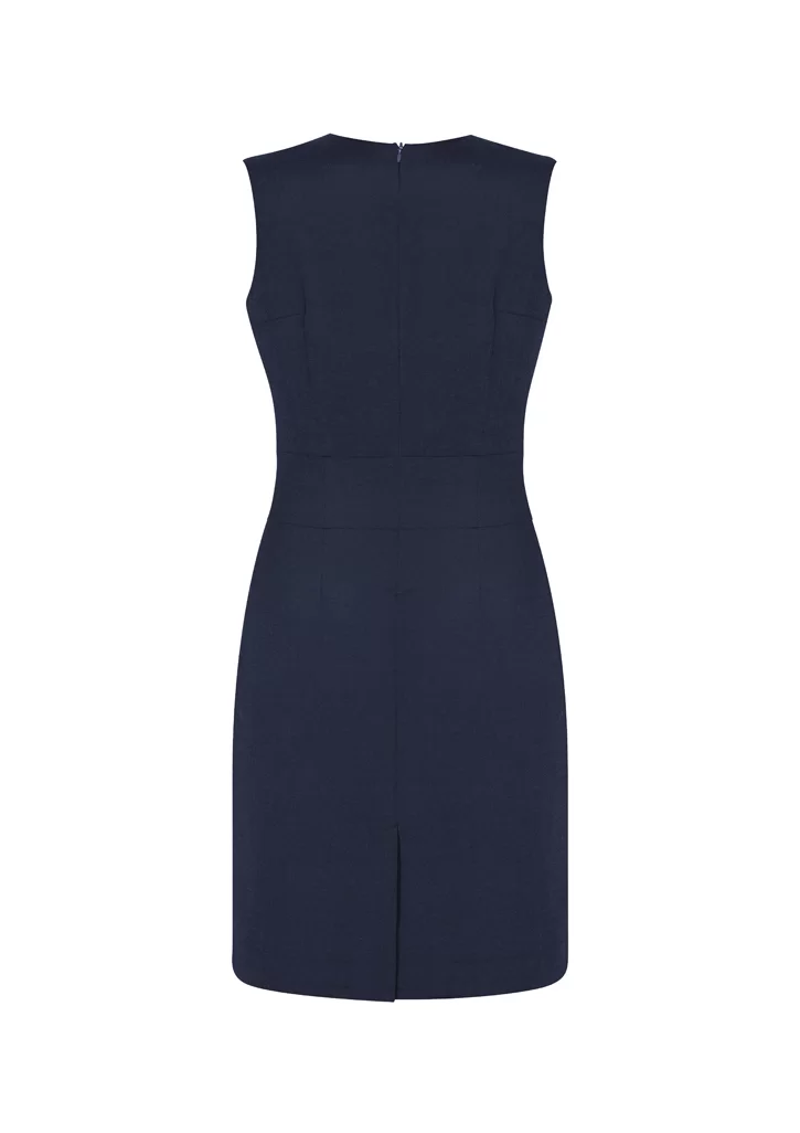 Womens Comfort Wool Stretch Sleeveless V-Neck Dress Womens Comfort Wool Stretch Sleeveless V-Neck Dress