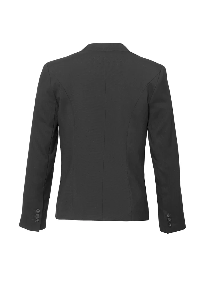 Womens Cool Stretch Short Jacket with Reverse Lapel Womens Cool Stretch Short Jacket with Reverse Lapel