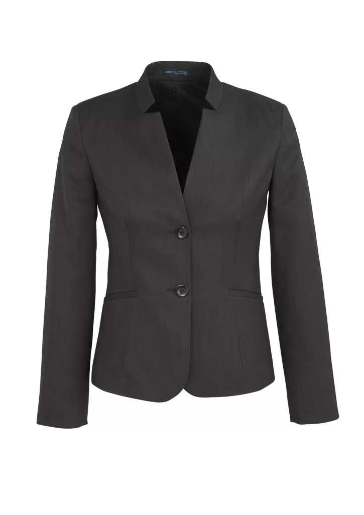 Womens Cool Stretch Short Jacket with Reverse Lapel Womens Cool Stretch Short Jacket with Reverse Lapel