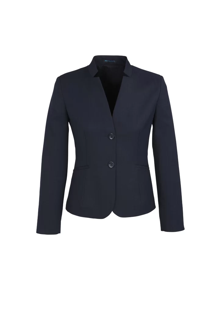 Womens Cool Stretch Short Jacket with Reverse Lapel Womens Cool Stretch Short Jacket with Reverse Lapel