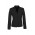 Womens Comfort Wool Stretch Short Jacket with Reverse Lapel - Black