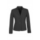 Womens Comfort Wool Stretch Short Jacket with Reverse Lapel