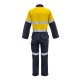 Mens Orange Flame Overall - Hoop Taped