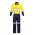 Mens Rugged Cooling Taped Overall - Yellow/Navy