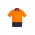 Unisex Hi Vis Basic Short Sleeve Polo - Orange/Navy