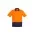 Unisex Hi Vis Basic Short Sleeve Polo - Orange/Navy