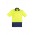 Unisex Hi Vis Basic Short Sleeve Polo - Yellow/Navy