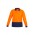 Unisex Hi Vis Basic Long Sleeve Polo - Orange/Navy