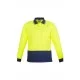 Unisex Hi Vis Basic Long Sleeve Polo