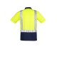 Mens Hi Vis Spliced Short Sleeve Polo - Shoulder Taped