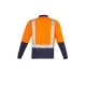 Mens Hi Vis Spliced Long Sleeve Polo - Shoulder Taped
