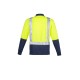 Mens Hi Vis Spliced Long Sleeve Polo - Shoulder Taped