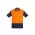 Mens Hi Vis Zone Short Sleeve Polo - Orange/Navy
