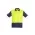 Mens Hi Vis Zone Short Sleeve Polo - Yellow/Navy