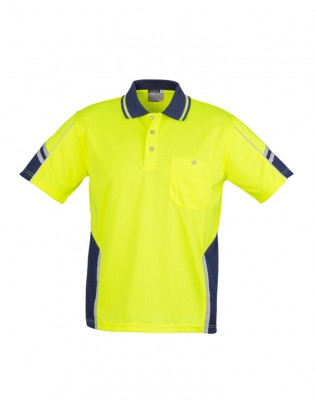 Mens Hi Vis Squad Short Sleeve Polo