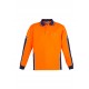 Mens Hi Vis Squad Long Sleeve Polo