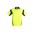 Mens Hi Vis Aztec Short Sleeve Polo - Yellow/Navy